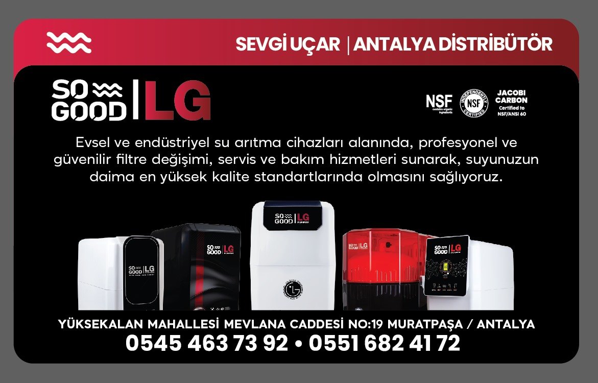 So Good LG Purifier distribütör ve servis kartı