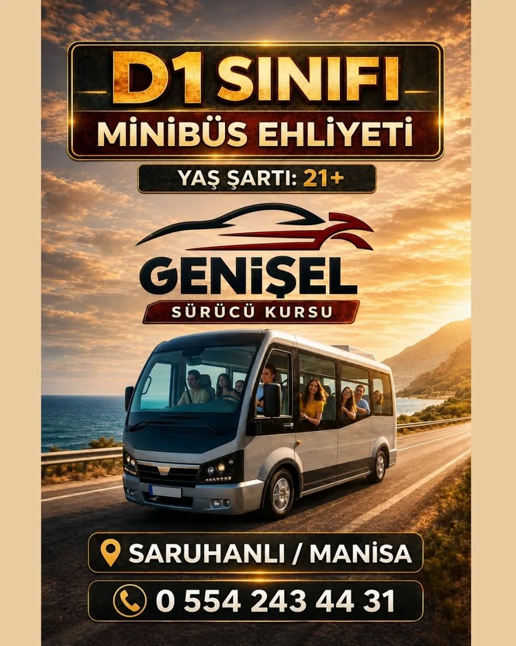 D1 sınıfı minibüs ehliyeti tanıtımı