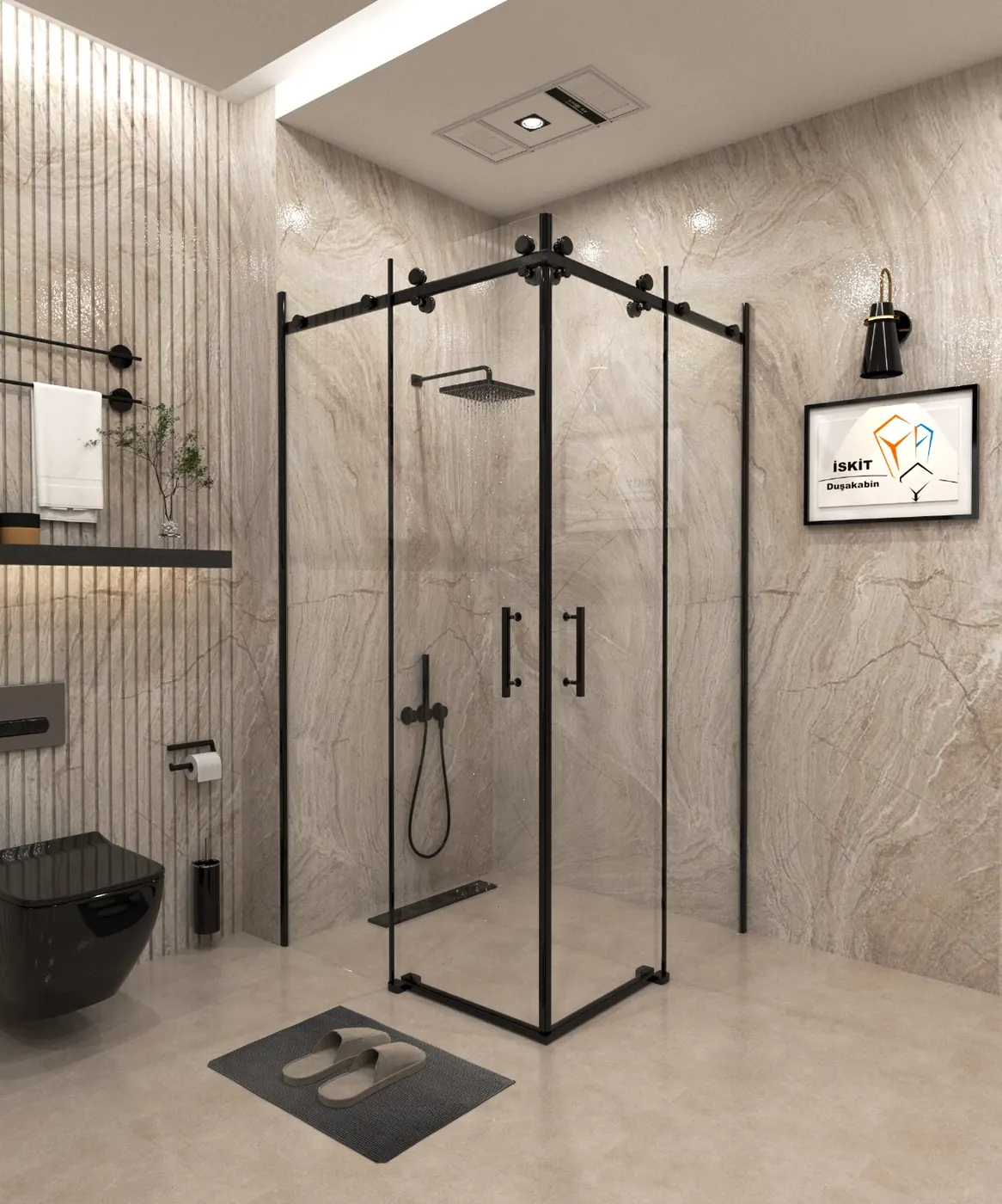 İskit Duşakabin temperli cam model 03