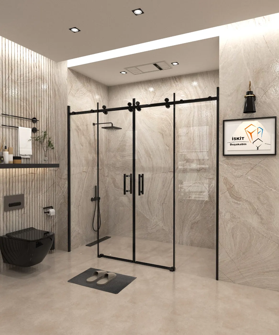 İskit Duşakabin temperli cam model 04