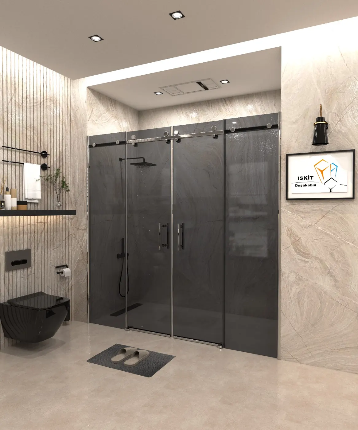 İskit Duşakabin temperli cam model 05