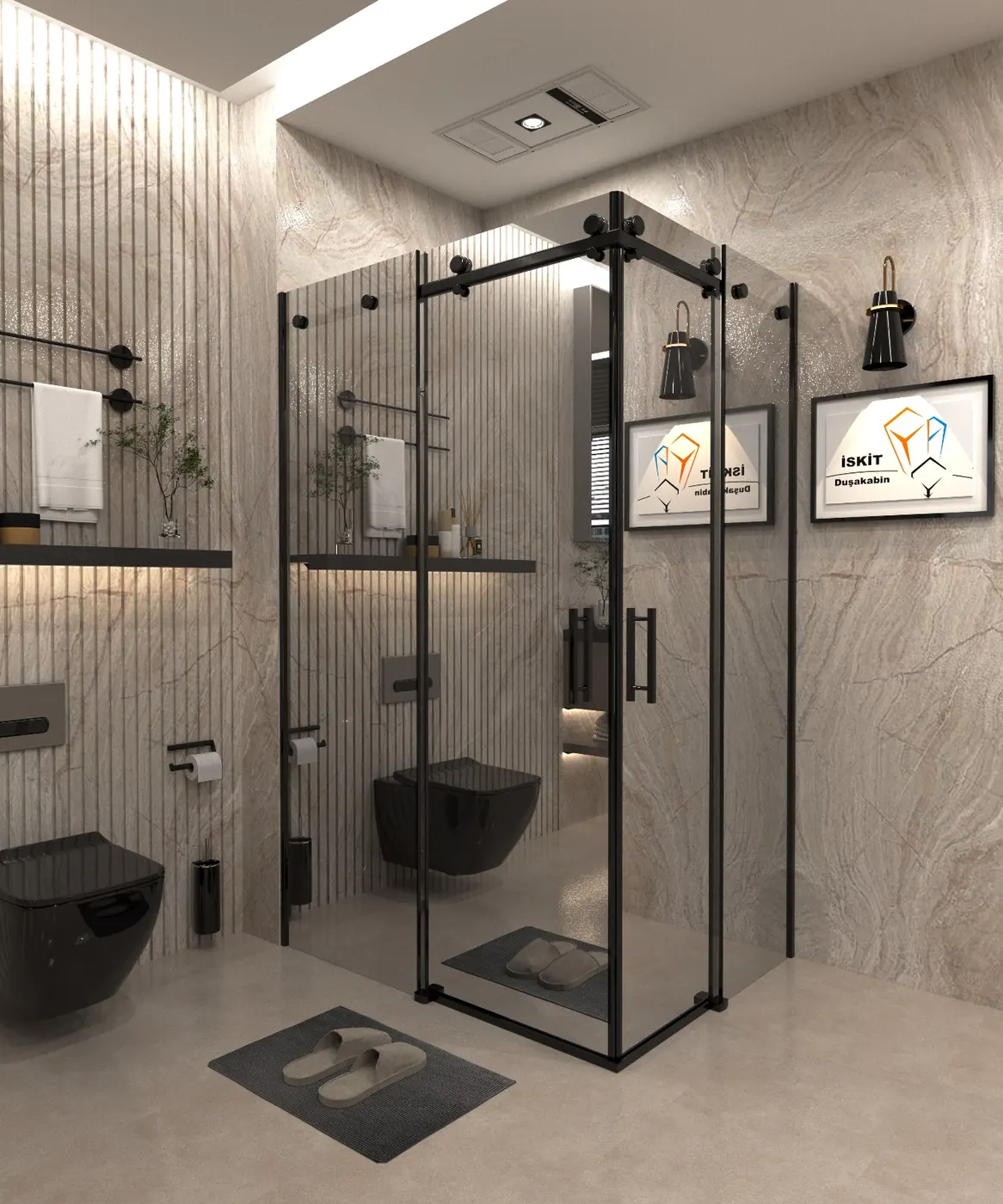İskit Duşakabin temperli cam model 18