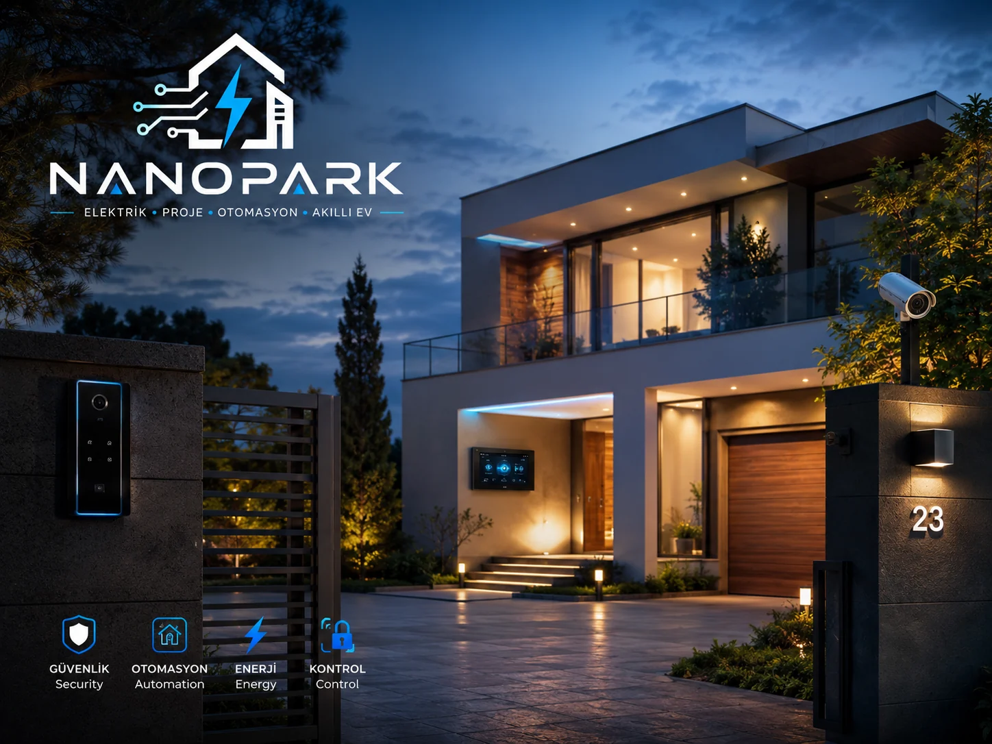 NANOPARK akıllı ev sistemleri ve elektrik otomasyon çözümleri